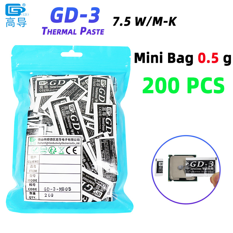 Net Weight 0.5 Gram 200 PCS Gr - Thermal Paste Cpu ulasan dan harga