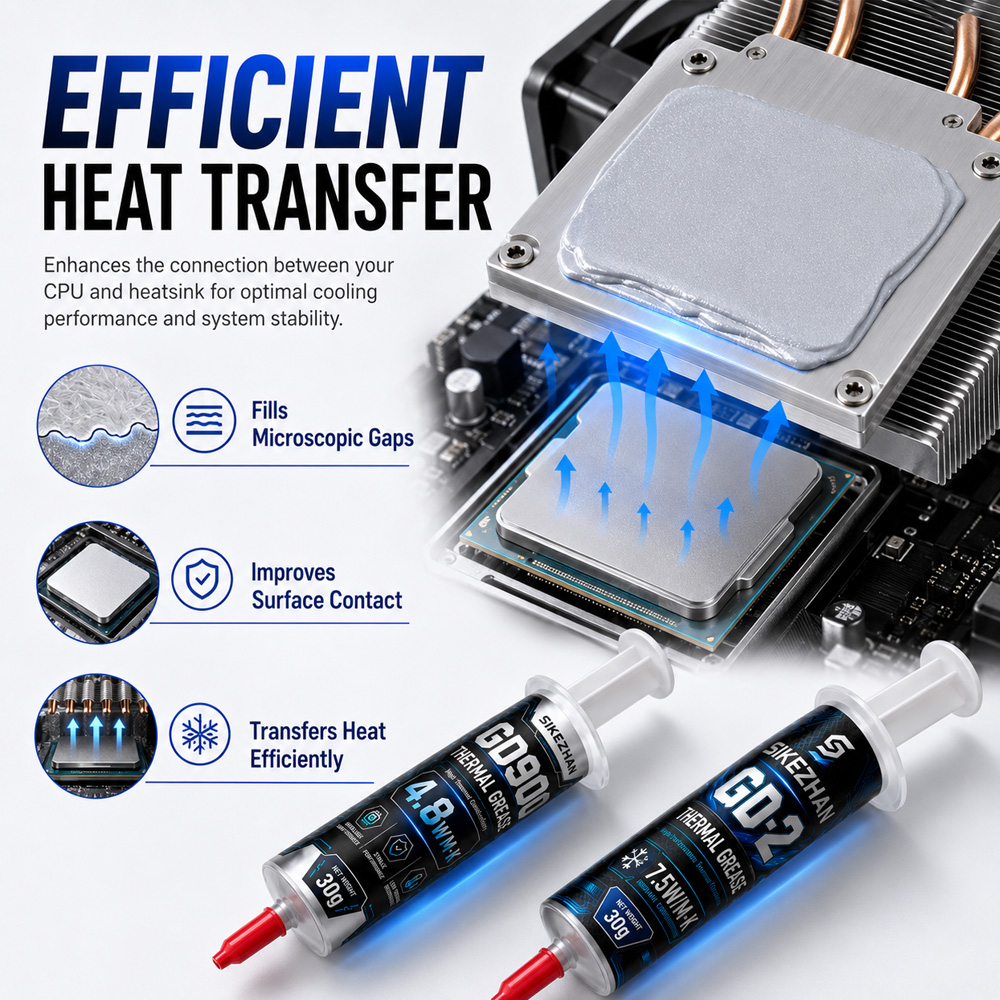 SIKEZHAN 2Pc Thermal Paste 30g - Thermal Paste Cpu ulasan dan harga