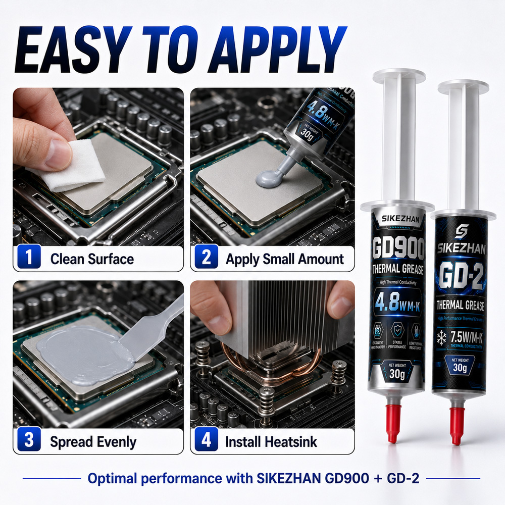 SIKEZHAN 2Pc Thermal Paste 30g - Thermal Paste Cpu ulasan dan harga